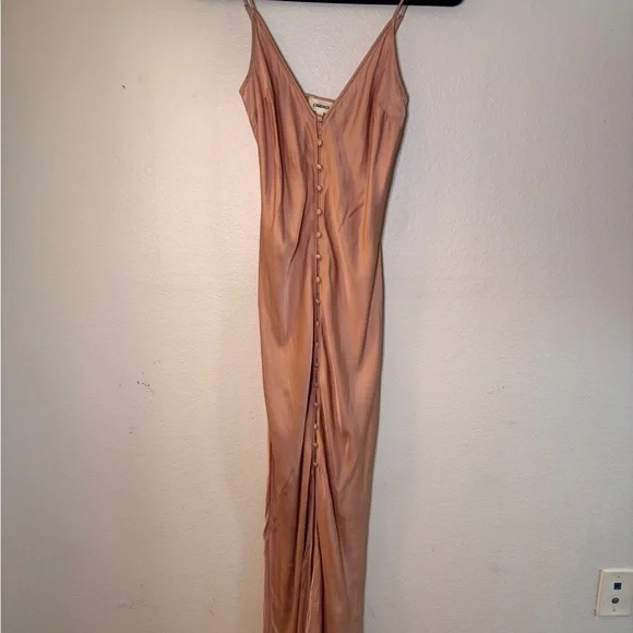 L'AGENCE Pink Maxi Dress Size 0 - Picture 3 of 6